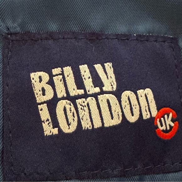 Billy London three button black pinstripe jacket blazer size 42
 b33 - Picture 2 of 5